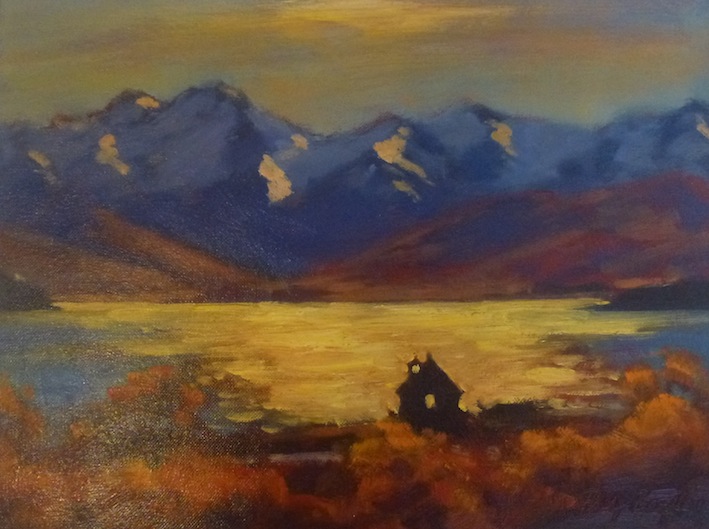 Philip Beadle | Winter Light Lake Tekapo | McATamney Gallery | Geraldine NZ